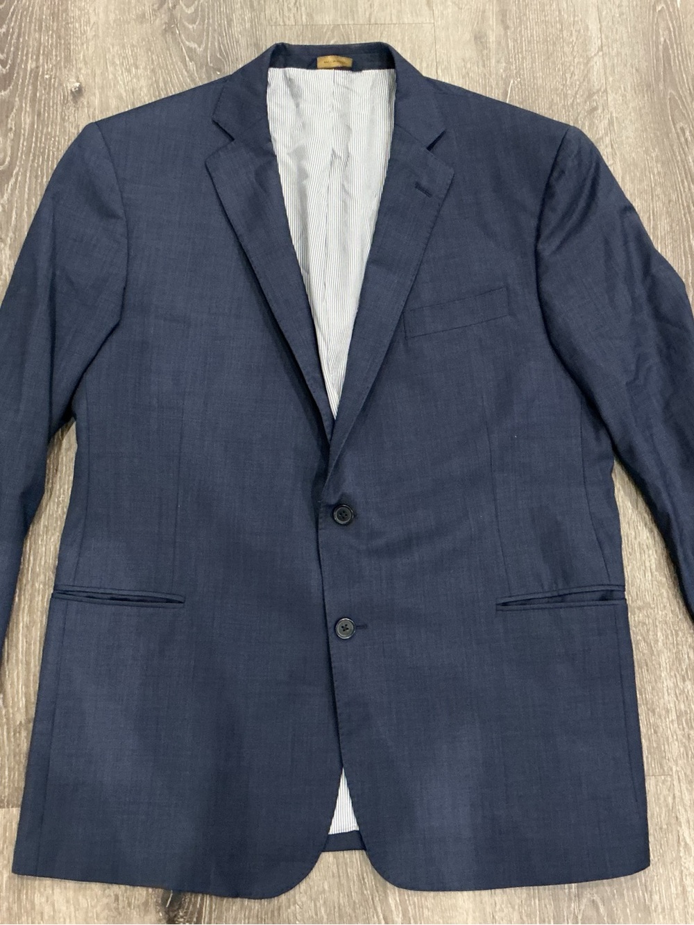 Brooks Brothers Explorer Regent Fit Blue Suit Jacket Men’s 46R 2-Button